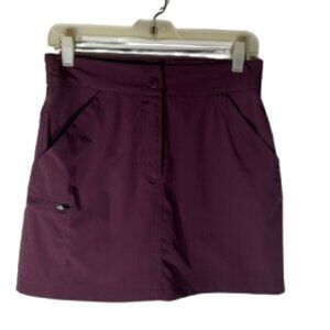 32 Degrees COOL Skort Women's Mauve Full Mini Skirt Built in Shorts